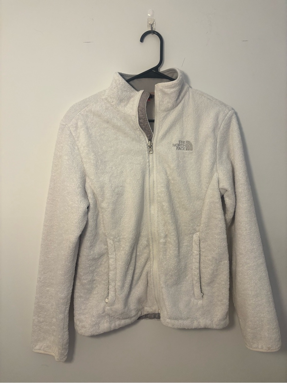 The North Face Women's Cream Teddy Fleece Full-Zip Jacket
